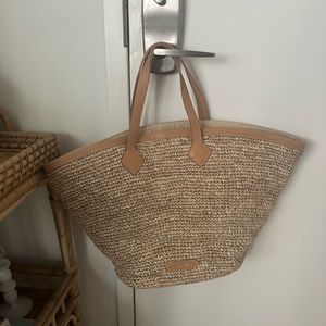 Poolside Mikki Raffia Tote